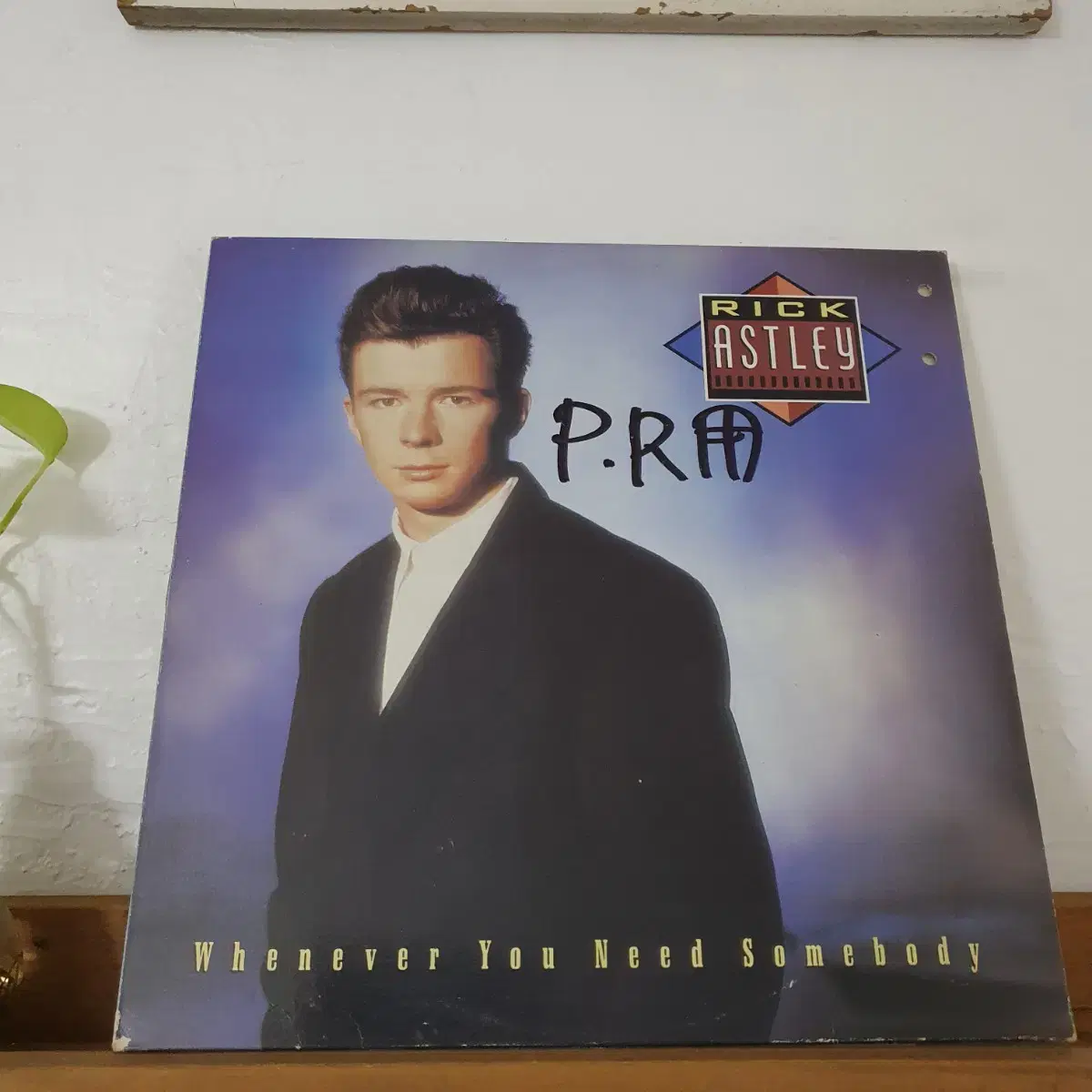 릭애슬리 RICK ASTLEY LP  NEVER GONNA GIVE UP